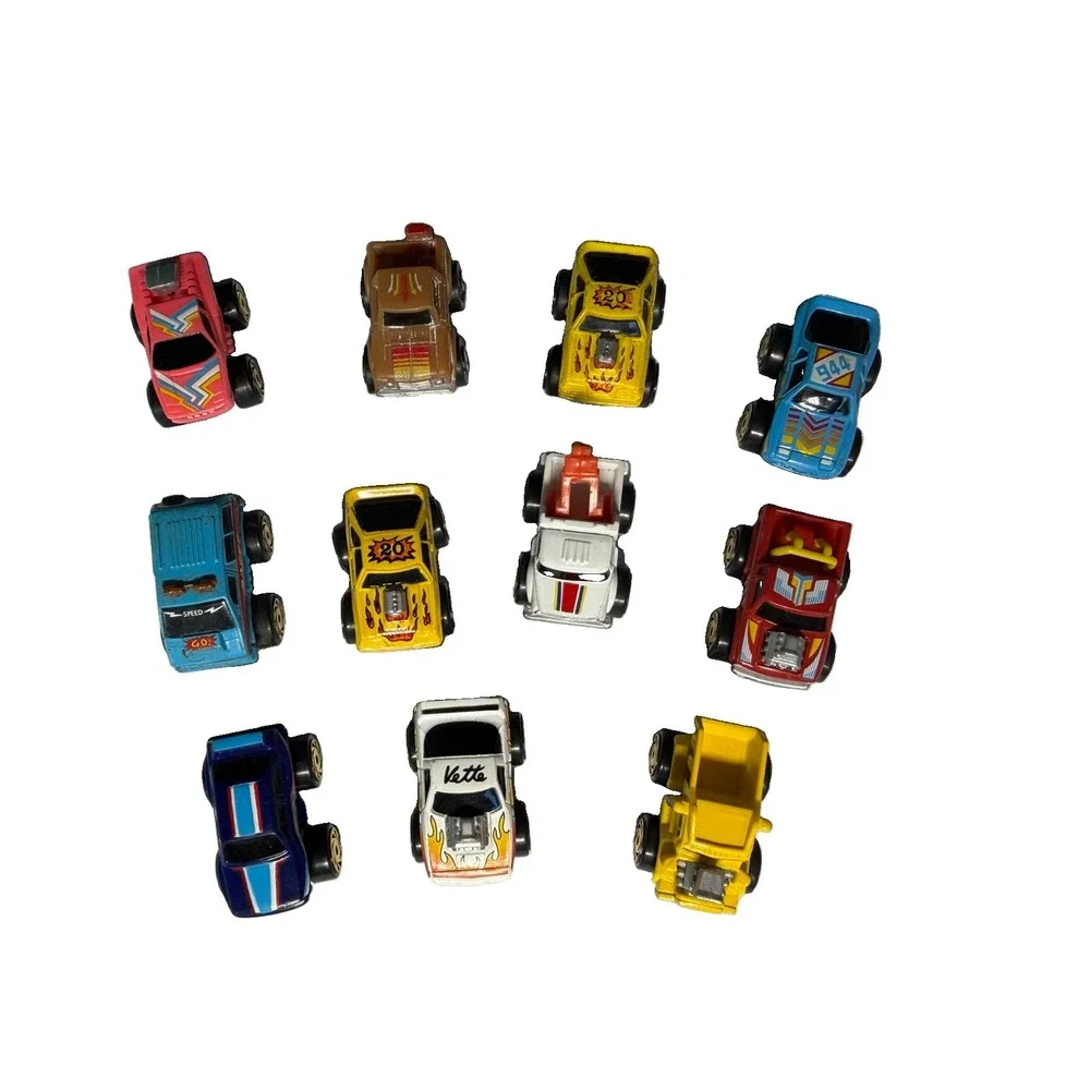 Vintage 1987 Road Champs Mini Monster Wheels Lot 11 Micro Machines Style